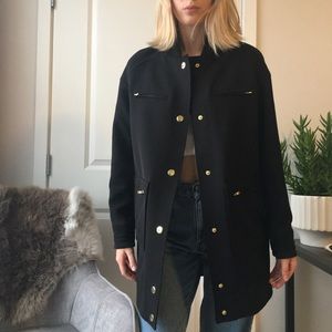 ASOS Long Bomber Jacket